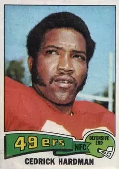 1975 Topps #511 - Cedrick Hardman - San Francisco 49ers