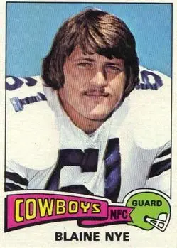 1975 Topps #512 - Blaine Nye - Dallas Cowboys