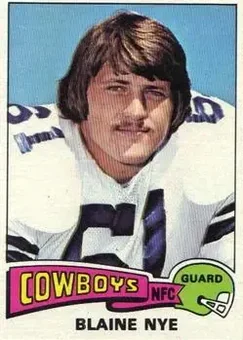 1975 Topps #512 - Blaine Nye - Dallas Cowboys