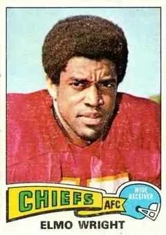 1975 Topps #513 - Elmo Wright - Kansas City Chiefs