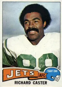 1975 Topps #515 - Richard Caster - New York Jets