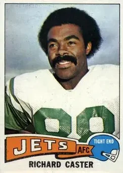 1975 Topps #515 - Richard Caster - New York Jets