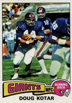 1975 Topps #516 - Doug Kotar - New York Giants