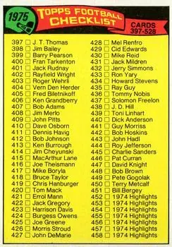 1975 Topps #517 - Card #517 - Front