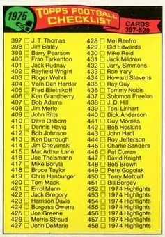 1975 Topps #517 - Card #517