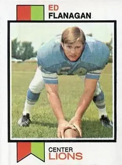 1973 Topps #471 - Ed Flanagan - Detroit Lions