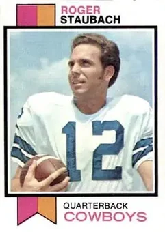 1973 Topps #475 - Roger Staubach - Dallas Cowboys