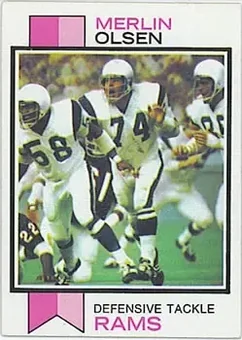 1973 Topps #479 - Merlin Olsen - Los Angeles Rams