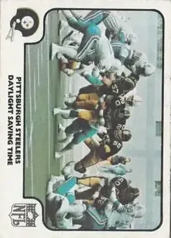1977 Fleer Team Action #23 - Card #23 - Pittsburgh Steelers