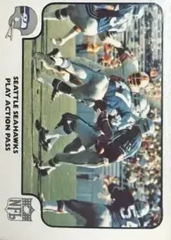 1977 Fleer Team Action #27 - Card #27 - Seattle Seahawks