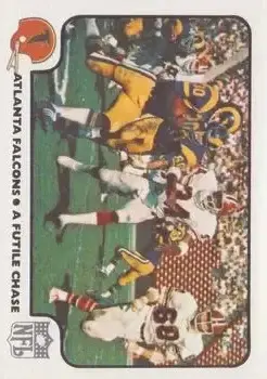 1977 Fleer Team Action #30 - Card #30 - Atlanta Falcons - Front