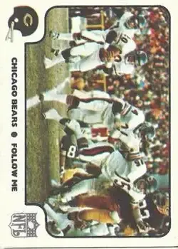 1977 Fleer Team Action #31 - Card #31 - Chicago Bears - Front