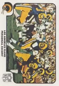 1977 Fleer Team Action #39 - Card #39 - Los Angeles Rams - Front