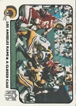 1977 Fleer Team Action #40 - Card #40 - Los Angeles Rams