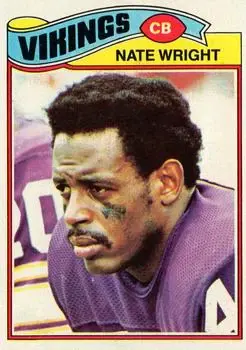 1977 Topps #11 - Nate Wright - Minnesota Vikings