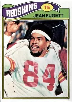 1977 Topps #12 - Jean Fugett - Washington Redskins - Front