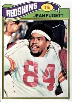 1977 Topps #12 - Jean Fugett - Washington Redskins