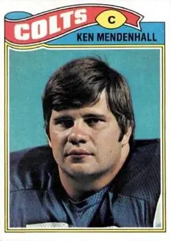 1977 Topps #13 - Ken Mendenhall - Baltimore Colts