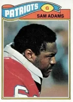 1977 Topps #14 - Sam Adams - New England Patriots