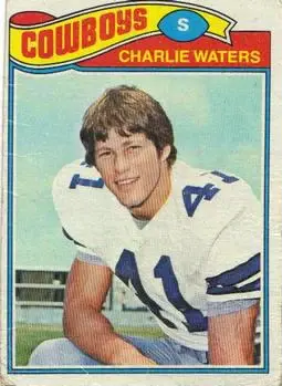 1977 Topps #15 - Charlie Waters - Dallas Cowboys