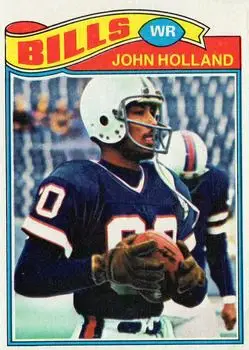 1977 Topps #17 - John Holland - Buffalo Bills - Front