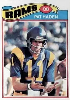 1977 Topps #18 - Pat Haden - Los Angeles Rams