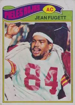 1977 Topps Mexican #12 - Jean Fugett - Washington Redskins - Front