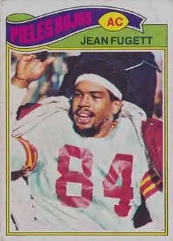 1977 Topps Mexican #12 - Jean Fugett - Washington Redskins