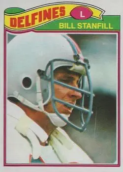 1977 Topps Mexican #16 - Bill Stanfill - Miami Dolphins 1977 Topps Mexican #16 - Bill Stanfill - Miami Dolphins