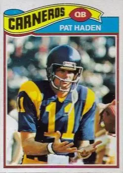 1977 Topps Mexican #18 - Pat Haden - Los Angeles Rams