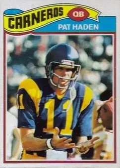 1977 Topps Mexican #18 - Pat Haden - Los Angeles Rams