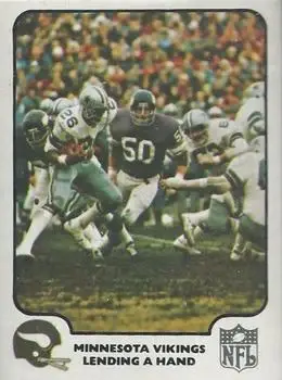 1977 Fleer Team Action #42 - Card #42 - Minnesota Vikings - Front