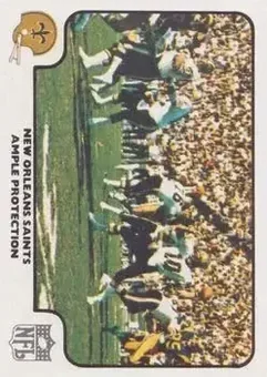 1977 Fleer Team Action #43 - Card #43 - New Orleans Saints