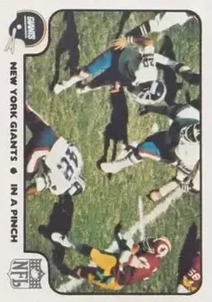 1977 Fleer Team Action #46 - Card #46 - New York Giants