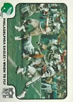 1977 Fleer Team Action #47 - Card #47 - Philadelphia Eagles