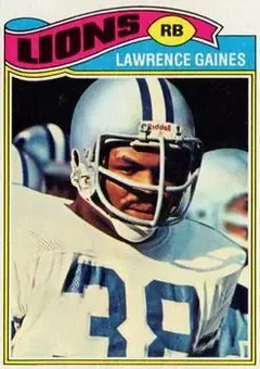 1977 Topps #21 - Lawrence Gaines - Detroit Lions