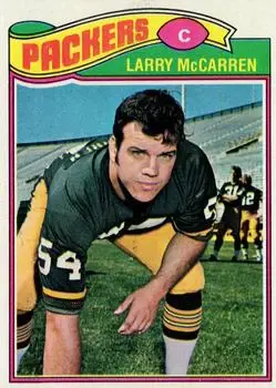 1977 Topps #22 - Larry McCarren - Green Bay Packers