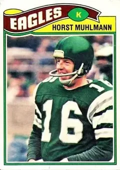 1977 Topps #23 - Horst Muhlmann - Philadelphia Eagles