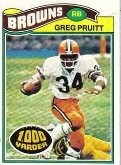 1977 Topps #25 - Greg Pruitt - Cleveland Browns