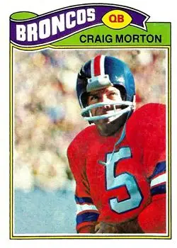 1977 Topps #27 - Craig Morton - Denver Broncos