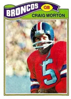 1977 Topps #27 - Craig Morton - Denver Broncos