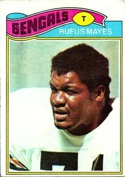 1977 Topps #28 - Rufus Mayes - Cincinnati Bengals