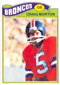 1977 Topps Mexican #27 - Craig Morton - Denver Broncos