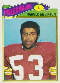 1977 Topps Mexican #31 - Harold McLinton - Washington Redskins
