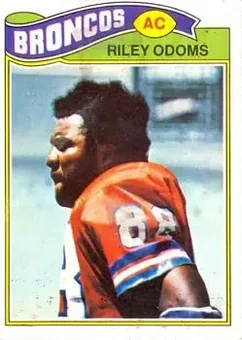 1977 Topps Mexican #35 - Riley Odoms - Denver Broncos