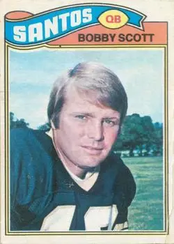 1977 Topps Mexican #36 - Bobby Scott - New Orleans Saints