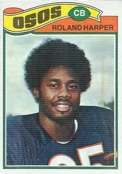 1977 Topps Mexican #39 - Roland Harper - Chicago Bears