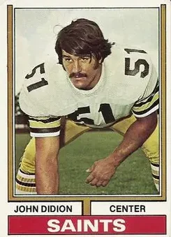 1974 Topps #504 - John Didion - New Orleans Saints