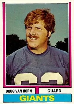 1974 Topps #507 - Doug Van Horn - New York Giants