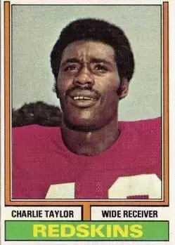 1974 Topps #510 - Charley Taylor - Washington Redskins - Front